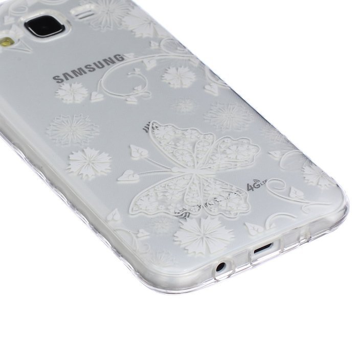 J7 Case, Firefish Colorful Pattern TPU Durable Soft TPU Back [Soft-Flex] [Shock Absorption Technology] Case for... N223