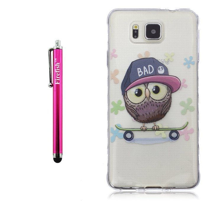 J7 Case, Firefish Colorful Pattern TPU Durable Soft TPU Back [Soft-Flex] [Shock Absorption Technology] Case for... N227