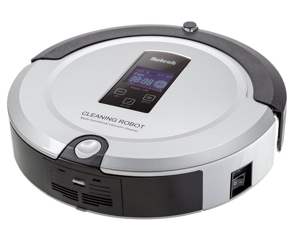 Floor Robot Loomin A325 Auto Slim Anti Fall Robot Vacuum Cleaner (Silver)