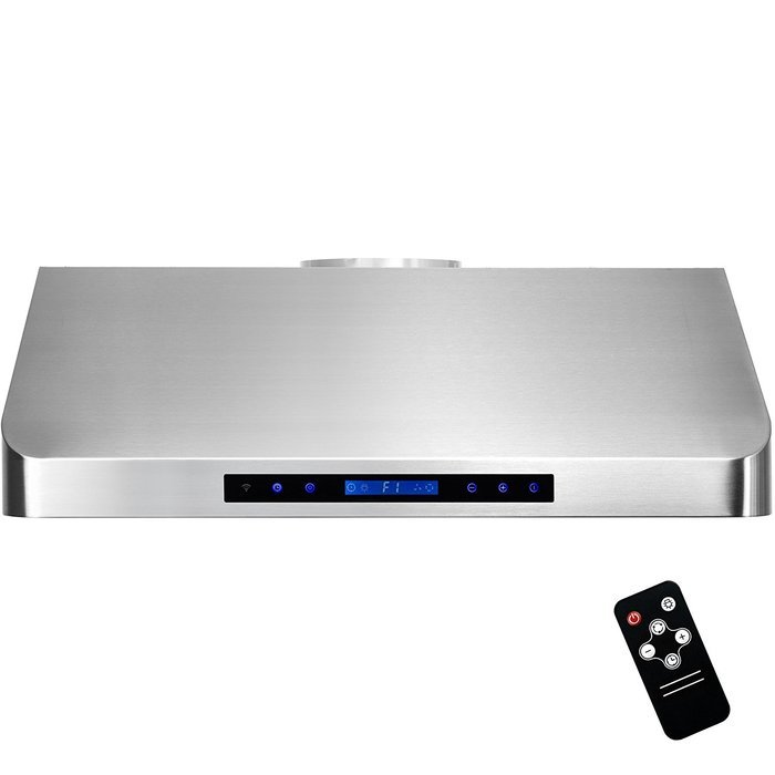 Golden Vantage 30" Under Cabinet Stainless Steel Range Hood Vent with Remote Control N9