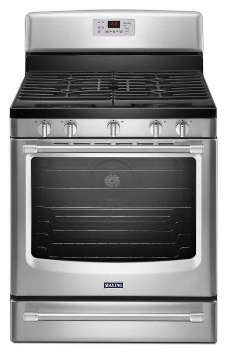 Maytag MGR8700DS 30" Stainless Steel Gas Sealed Burner Range - Convection