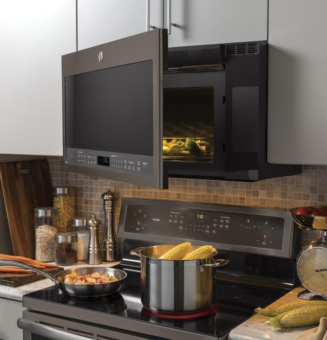 GE PVM9005EJES Profile 2.1 Cu. Ft. Slate Over-the-Range Microwave N4