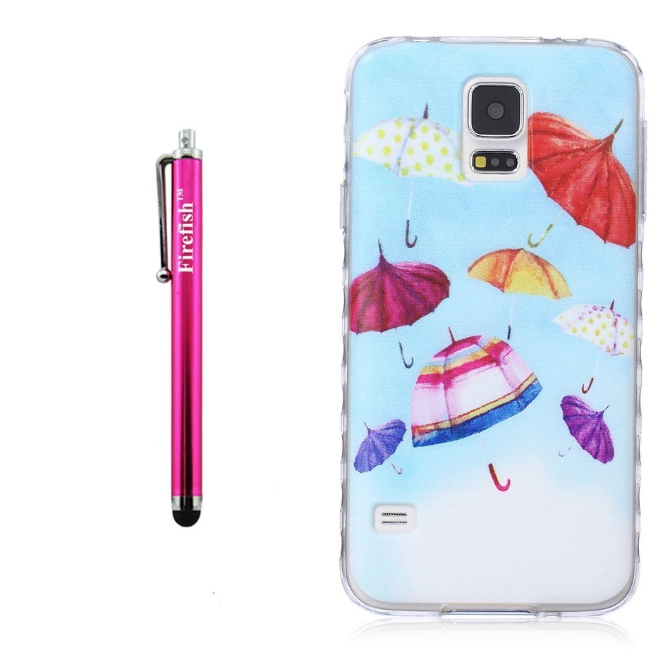 J7 Case, Firefish Colorful Pattern TPU Durable Soft TPU Back [Soft-Flex] [Shock Absorption Technology] Case for... N246