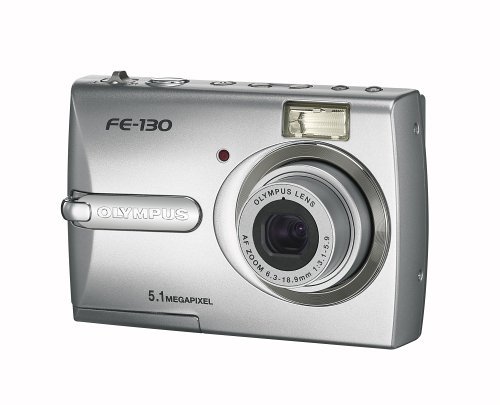 Olympus FE-130 5.1MP Digital Camera with 3x Optical Zoom N4