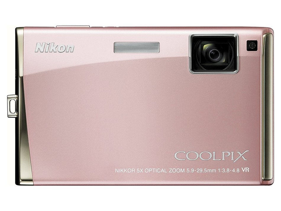 Nikon Coolpix S60 10MP Digital Camera with 5x Optical Vibration Reduction (VR) Zoom (Champagne Pink) N3