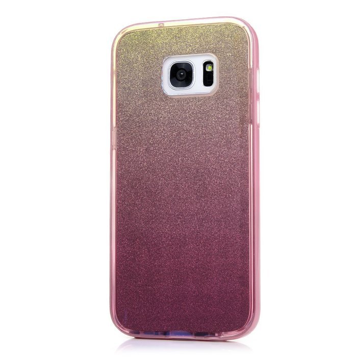 Badalink Galaxy S7 Edge Case 3 in 1 Shockproof Drop Protection Soft TPU Protective Inner Bumper + PC Frame with... N35