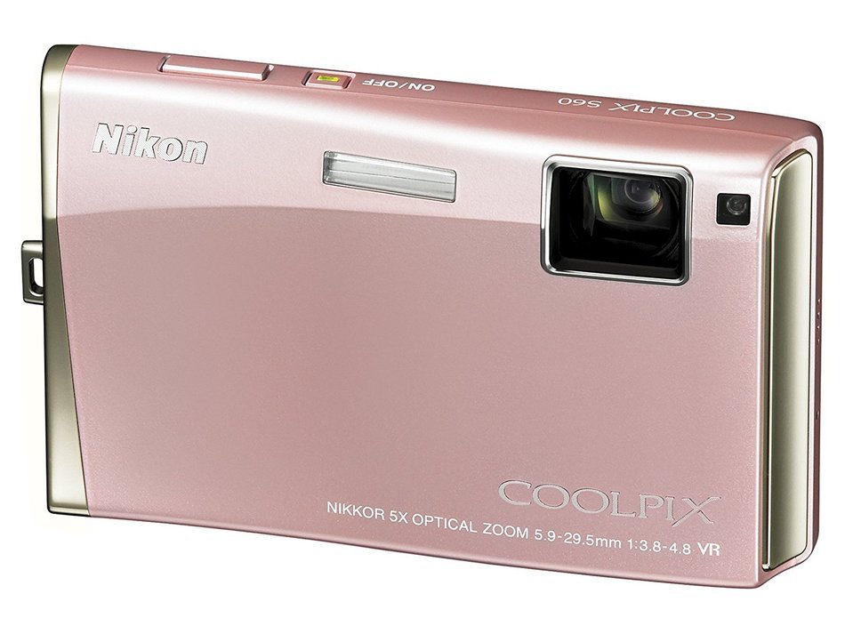 Nikon Coolpix S60 10MP Digital Camera with 5x Optical Vibration Reduction (VR) Zoom (Champagne Pink) N4