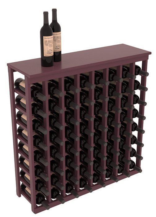 Wine Racks America Ponderosa Pine Tasting Table + Solid Top. 13 Stains to Choose From! N14