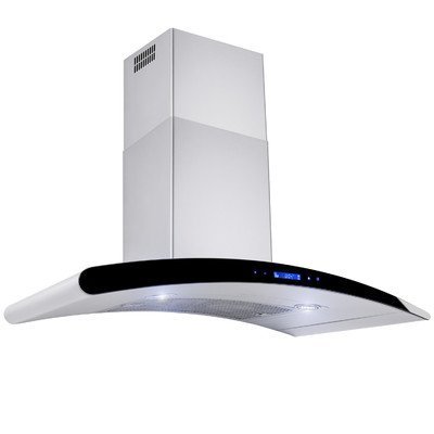 AKDY 30'' 400 CFM Convertible Wall Mount Range Hood N11