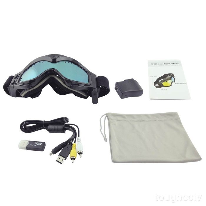 Toughsty&trade; 8GB 1280x720P HD Sports Camera Snow Ski Goole Sunglasses Video Recorder Action DV Camcorder 135 Degree... N5