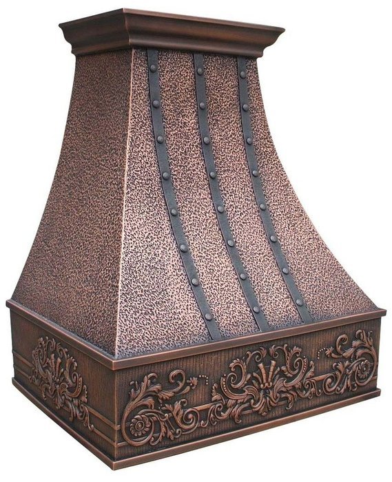 Copper Best H7 302236H Copper Range Hood Wall Mount 30 Inches Elgent Design for Unique Homes