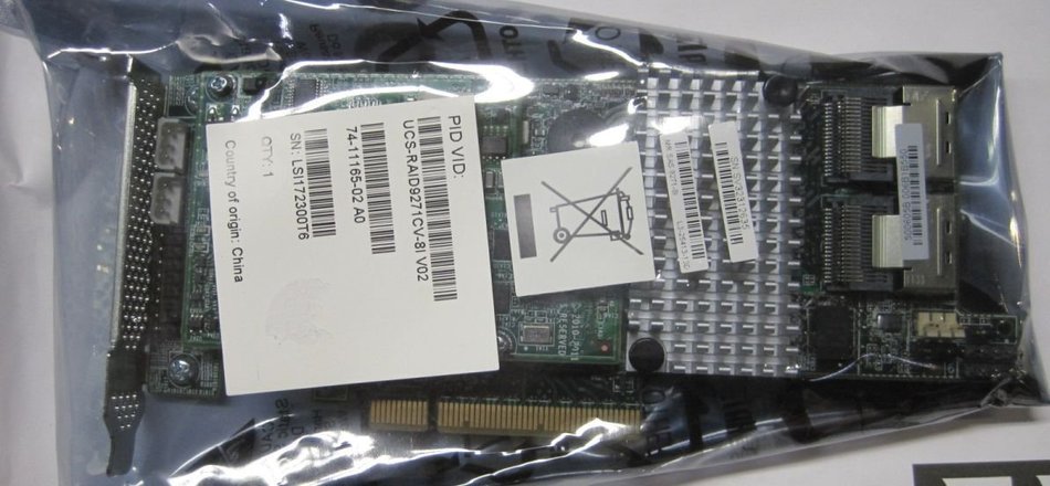 CISCO UCS-RAID9271CV-8I= / LSI MegaRAID SAS 9271CV-i (RAID 0, 1, 5, 6, 10) PCI Express