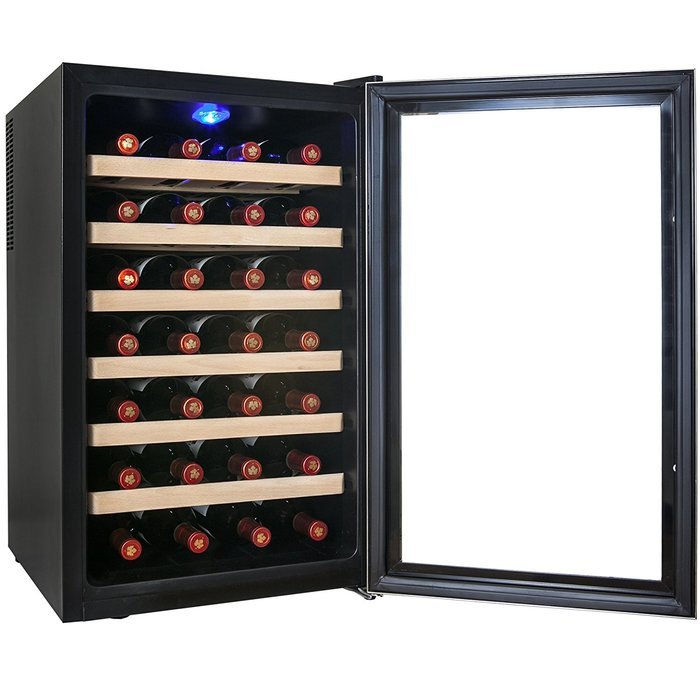 Firebird New Thermoelectric Quiet Operation Wine Cooler Cellar Chiller Refrigerator (28 bottles) N22