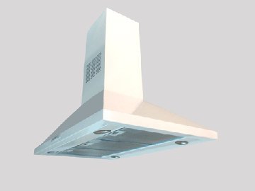 Island Range Hood White 36" KA-140-WHT NT AIR. Made in Italy. N3