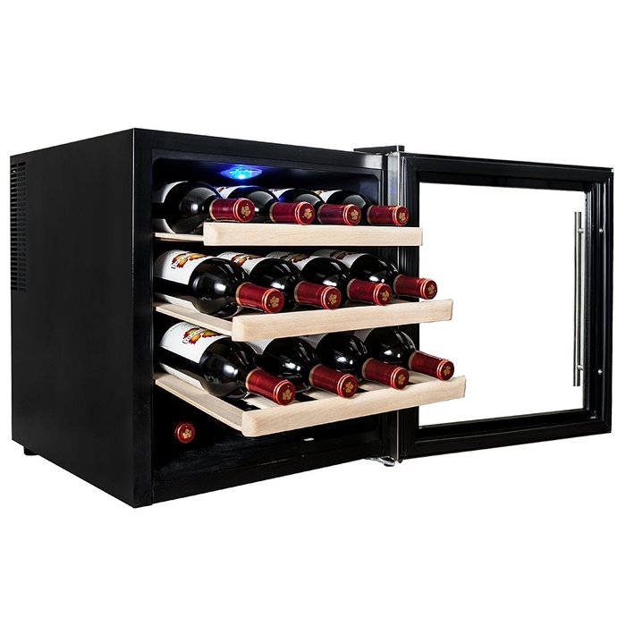 Firebird New Thermoelectric Quiet Operation Wine Cooler Cellar Chiller Refrigerator (28 bottles) N26