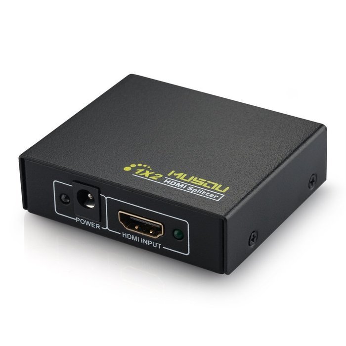 Musou 1x2 Powered 1080P V1.3 Certified HDMI Splitter with Full Ultra HD 4K/2K and 3D Resolutions for Roku fire... N3