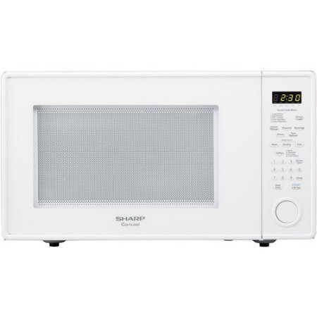 Sharp R559YW Carousel 1.8 cu ft 1100W Countertop Microwave Oven /Color:White N4