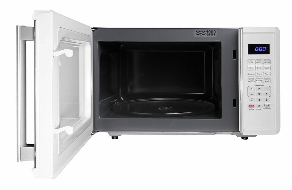 Farberware FMWO11AHTWHC Professional 1000W Microwave Oven, 1.1 cu. ft., White