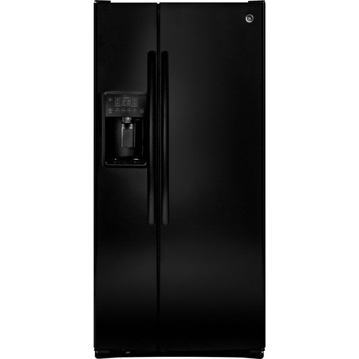 GE GSS23HGHBB 22.5 Cu. Ft. Black Side-By-Side Refrigerator