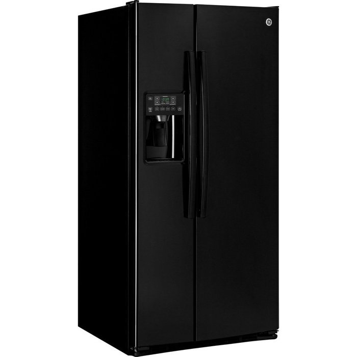 GE GSS23HGHBB 22.5 Cu. Ft. Black Side-By-Side Refrigerator N2