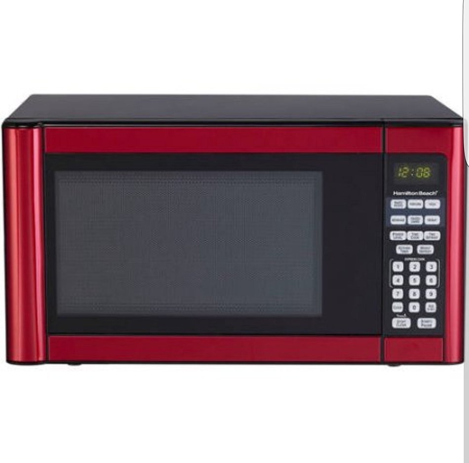 Hamilton Beach Red 0.7 cu Microwave