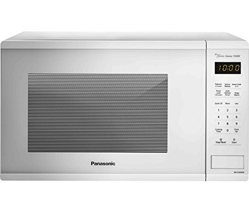 Panasonic NN-SU676W Countertop Microwave 1.3 Cu. Ft. White with Genius Technology