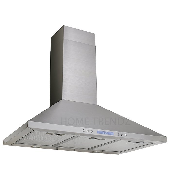 30" Kitchen Wall Mount Stainless Steel Range Hood Stove Vents Brushed Nickel N5
