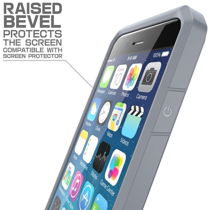 iPhone 6 6S TPU Case,TYoung(TM) 2 in 1 Set Soft TPU Flexible Silicone Frame + Transparent Clear Hard PC Back [... N67