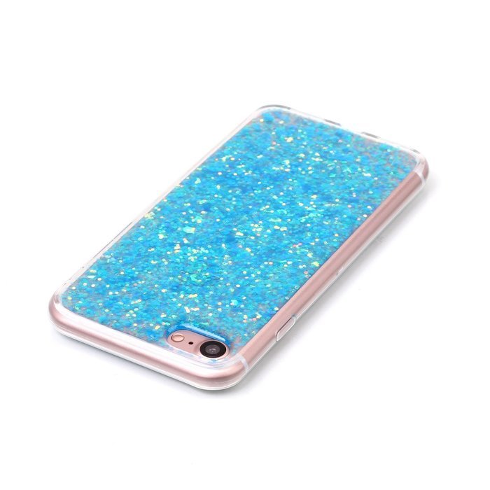 iPhone 7 2016 Bling Case,IKASEFU Creative 3 Layer Glitter Skin+Tpu+PC Glorious Silicone Bumper Case Cover for... N59