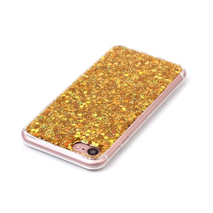 iPhone 7 2016 Bling Case,IKASEFU Creative 3 Layer Glitter Skin+Tpu+PC Glorious Silicone Bumper Case Cover for... N60