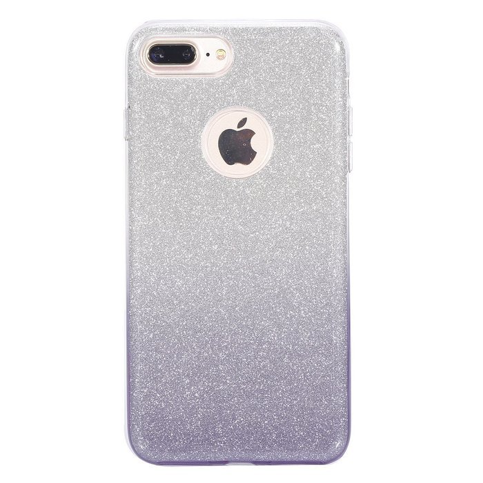iPhone 7 2016 Bling Case,IKASEFU Creative 3 Layer Glitter Skin+Tpu+PC Glorious Silicone Bumper Case Cover for... N61