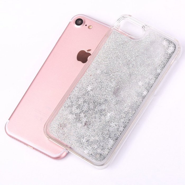 iPhone 7 2016 Bling Case,IKASEFU Creative 3 Layer Glitter Skin+Tpu+PC Glorious Silicone Bumper Case Cover for... N62