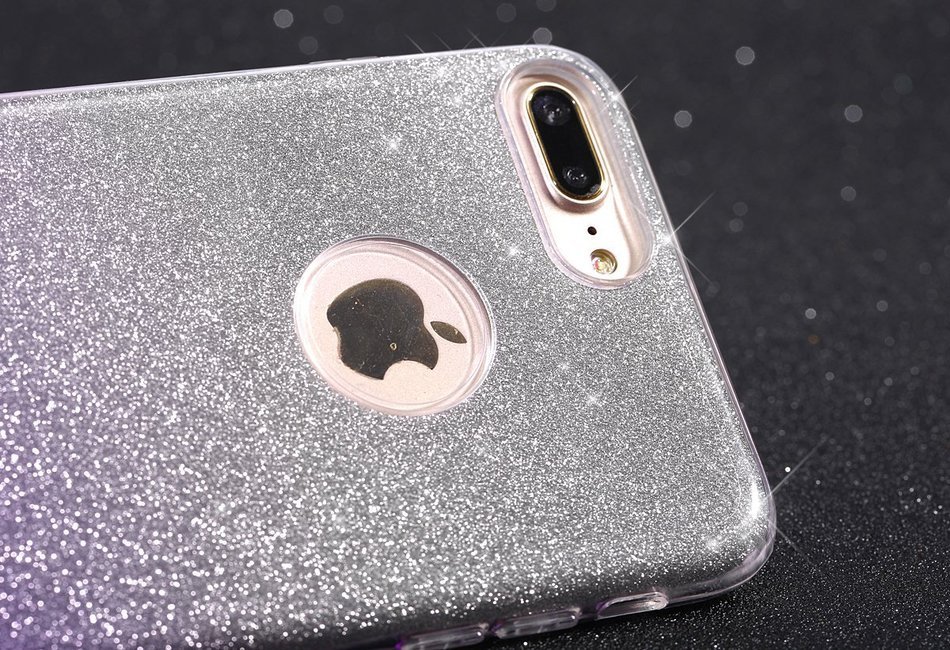 iPhone 7 2016 Bling Case,IKASEFU Creative 3 Layer Glitter Skin+Tpu+PC Glorious Silicone Bumper Case Cover for... N64