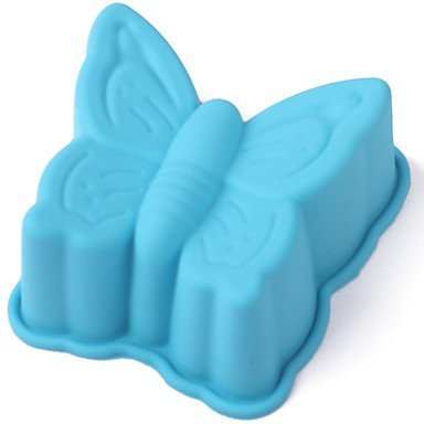 Sher The Butterfly Platinum Silicone Cake Mould , sky blue