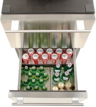 Haier DD410RS 24 Inch Built-In Dual Refrigerator Drawers with 5.4 cu. ft. Capacity, in Stainless Steel N3