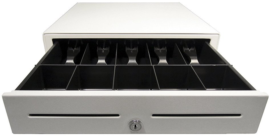 APG VB320-AW1616 Vasario Series Standard-Duty Cash Drawer with MultiPRO Interface, Painted Front, 16.3" x 16.2... N4