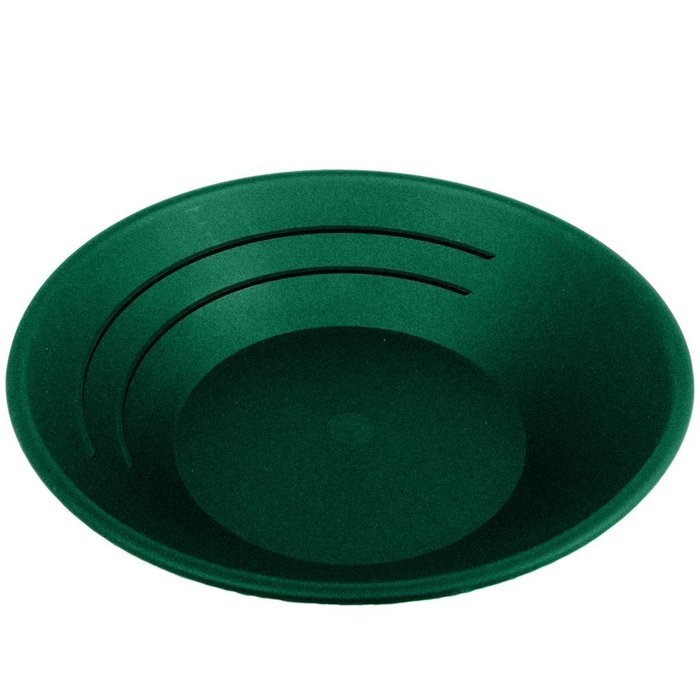 SE GP1001BL 10-Inch Plastic Gold Mining Pan Black N3
