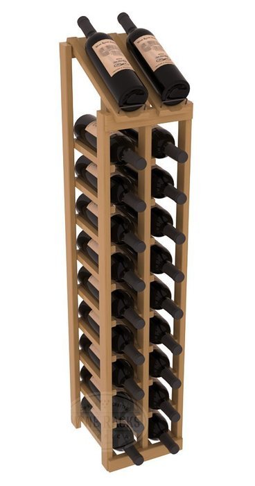 Wine Racks America Ponderosa Pine 2 Column 10 Row Display Top Kit. 13 Stains to Choose From! N14