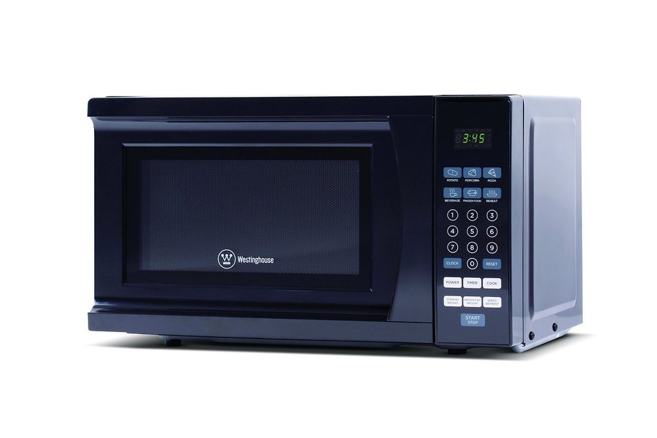 Westinghouse WCM770B 700 Watt Counter Top Microwave Oven, 0.7 Cubic Feet, Black Cabinet N14