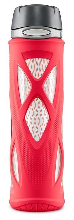 Zulu Atlas Glass Water Bottle with Flip Lid N21