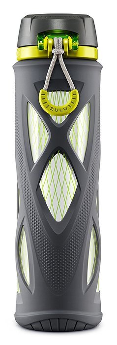 Zulu Atlas Glass Water Bottle with Flip Lid N22