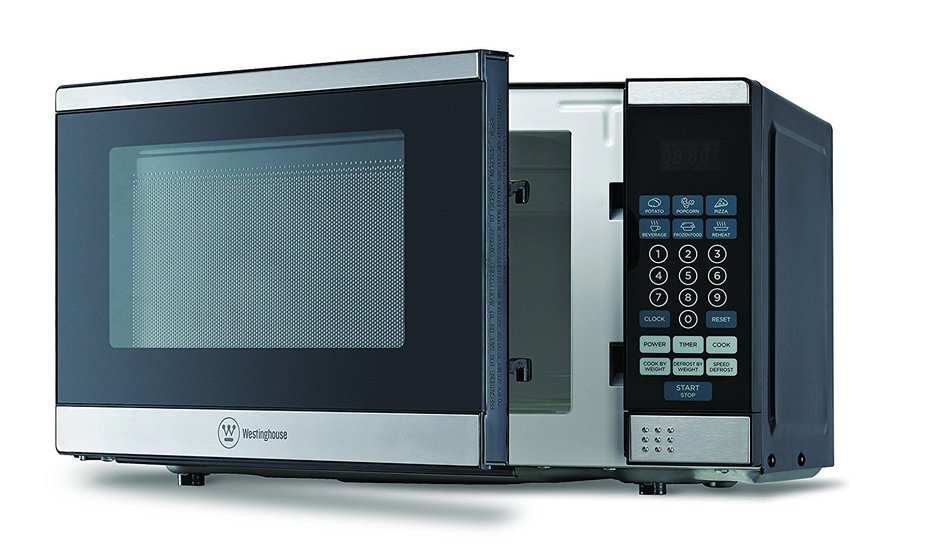 Westinghouse WCM770B 700 Watt Counter Top Microwave Oven, 0.7 Cubic Feet, Black Cabinet N16