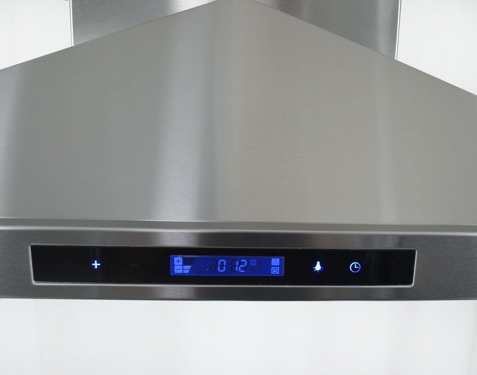 Golden Vantage Stainless Steel 36" Euro Style Island Mount Range Hood N3