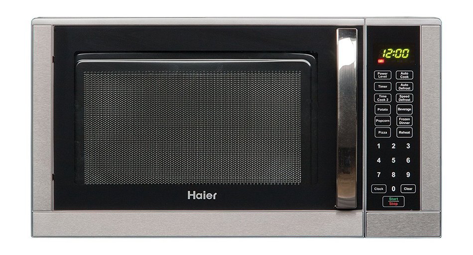 Haier HMC935SESS Stainless Steel Countertop Microwave Oven, 900-watt N9