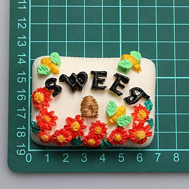 Sher Sweet Flowers Chocolate Silicone Molds,Cake Molds,Soap Molds,Decoration Tools Bakeware N3