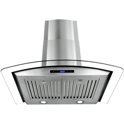 AKDY 36'' 400 CFM Convertible Wall Mount Range Hood N11