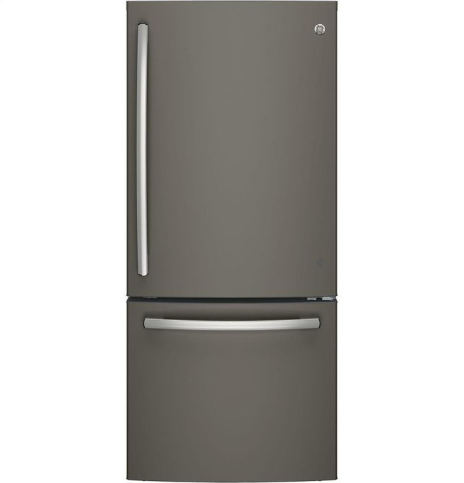 GE Slate Bottom Freezer Refrigerator N7
