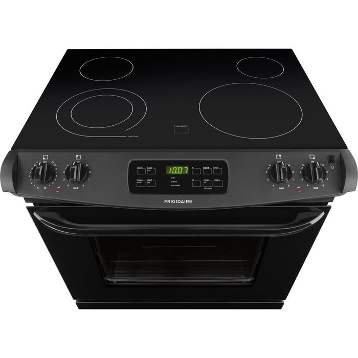 Frigidaire FFED3025PB30" Black Electric Drop-In Smoothtop Range N4
