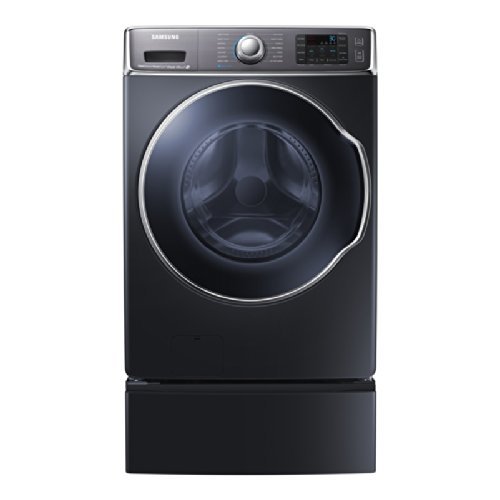 SAMSUNG WF56H9100AG 30-Inch Front-Load Washer with 5.6 Cubic Feet Capacity, Onyx