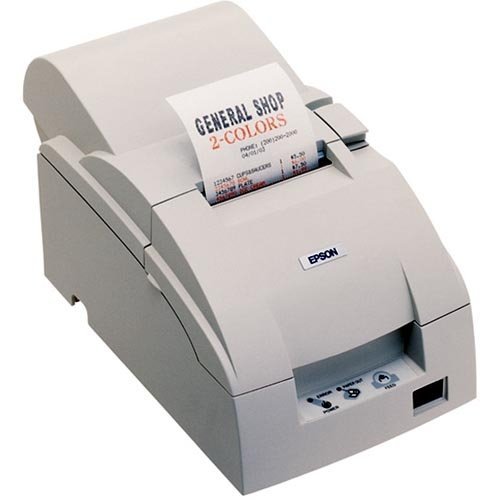 Epson TM-U220D, Impact, two-color printing, 6 lps, Parallel interface, Power supply, White C31C518603